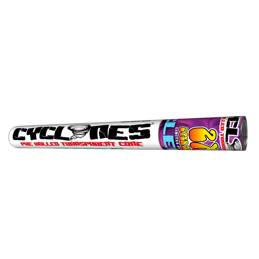 Cyclone Clear Purple Unknown Paper