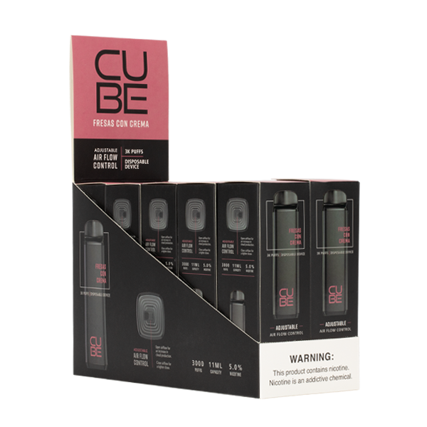 Cube Feresas Con Crema 0% 3000 Puff