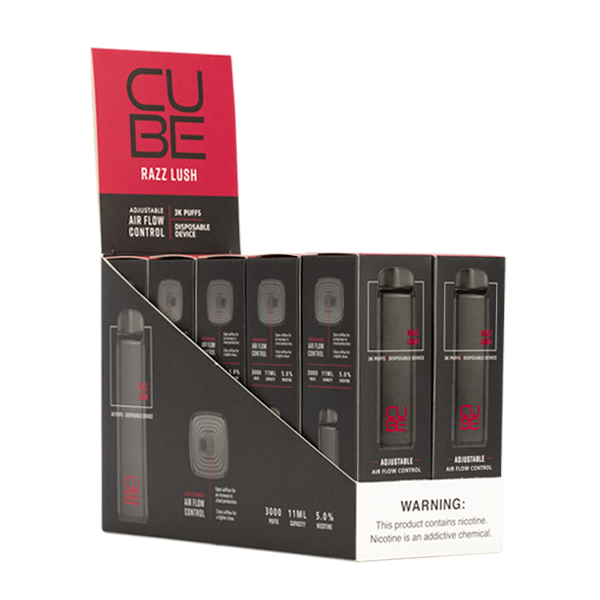 Cube Razz Lush 0% 3000 Puff