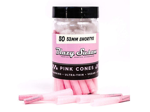 Blazy Susan Pink 53mm Shorty Cones