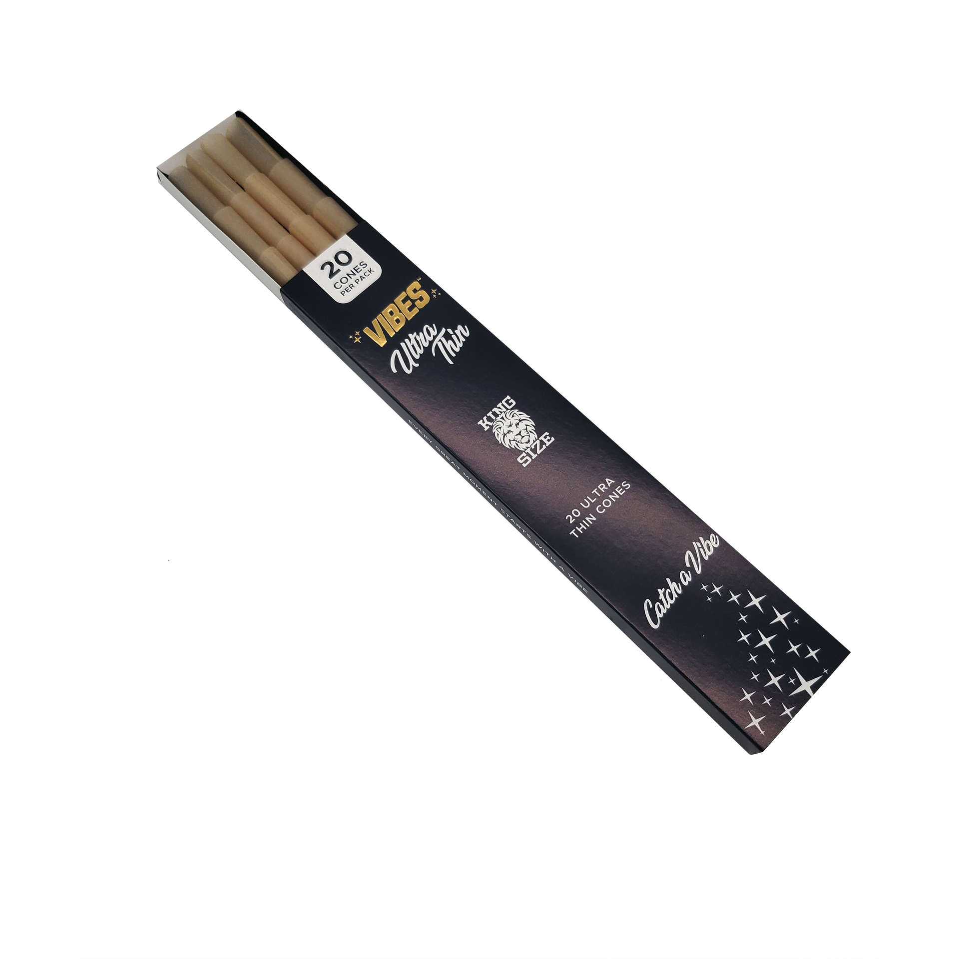 Vibes Ultra Thin 20ct King Size Cones